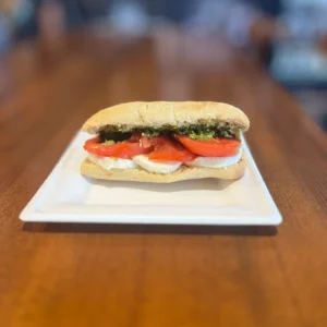 club sandwich in a White Plate